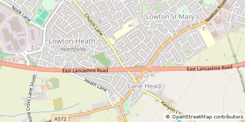 Map of Warrington