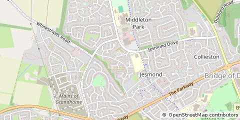 Map of Aberdeen, Aberdeen City