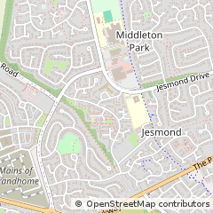 Map of Aberdeen, Aberdeen City