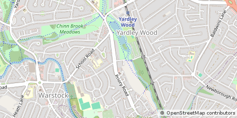 Map of Birmingham, West Midlands