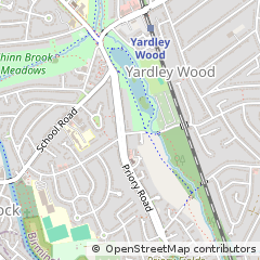 Map of Birmingham, West Midlands