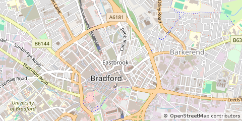 Map of Bradford