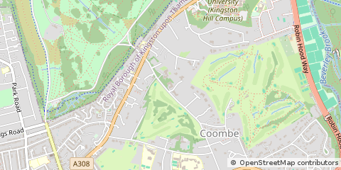 Map of Kingston Upon Thames