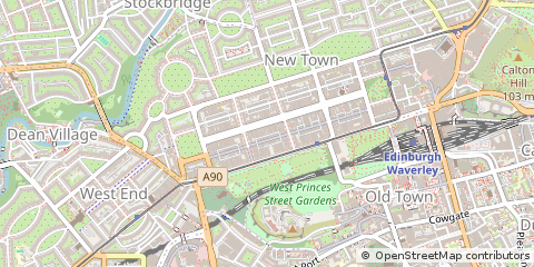 Map of Edinburgh
