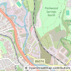 Map of Sheffield