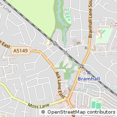 Map of Stockport, Cheshire