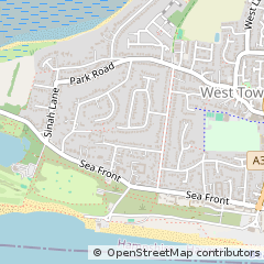 Map of Hayling Island, Hampshire