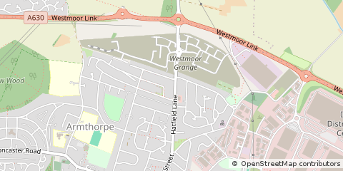 Map of Doncaster