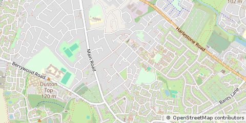 Map of Northampton