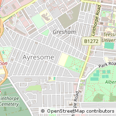 Map of Middlesbrough