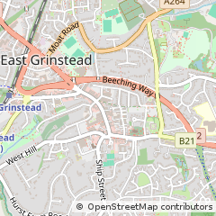 Map of East Grinstead