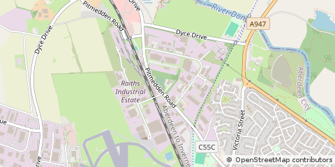Map of Aberdeen, Aberdeenshire