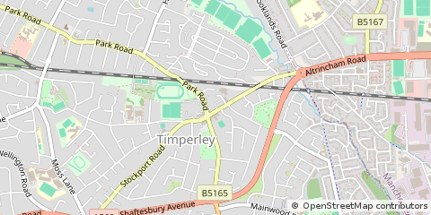 Map of Timperley