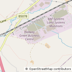 Map of Near Alsager, Cheshire