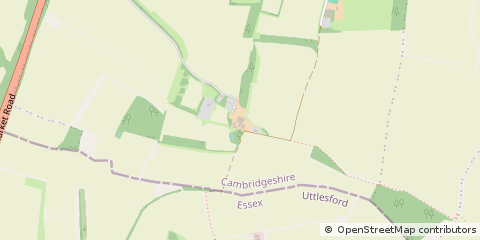 Map of Great Abington, Cambridgeshire
