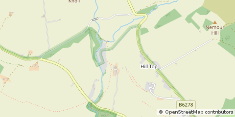 Map of Barnard Castle, Co Durham