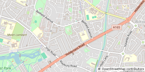 Map of Hull