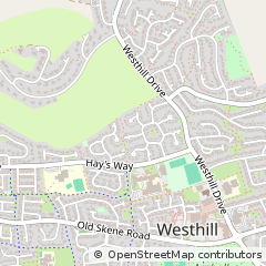 Map of Westhill, Aberdeenshire