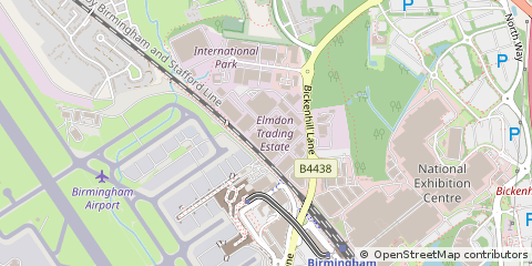 Map of Solihull, West Midlands