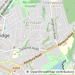 Map of Tunbridge Wells