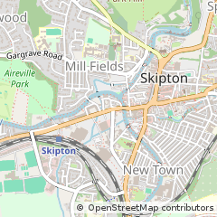 Map of Skipton, North Yorkshire