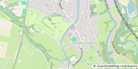 Map of Stockport