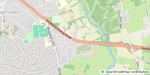 Map of Hornchurch, Essex