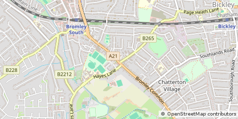 Map of Bromley