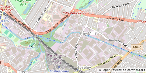 Map of Birmingham