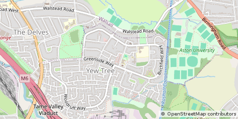 Map of Walsall