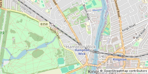 Map of Kingston Upon Thames
