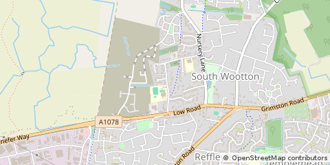 Map of King's Lynn, Norfolk