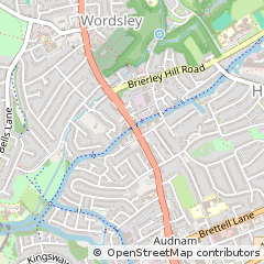 Map of Stourbridge, West Midlands
