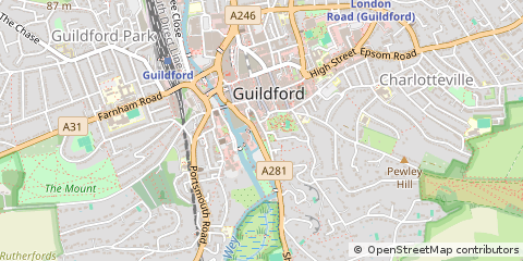 Map of Guildford
