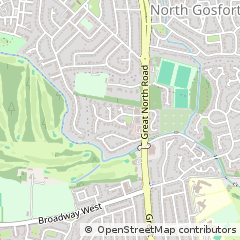 Map of Newcastle Upon Tyne, Tyne & Wear