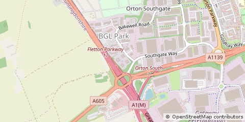 Map of Peterborough
