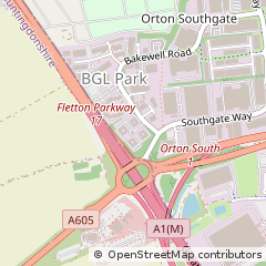 Map of Peterborough