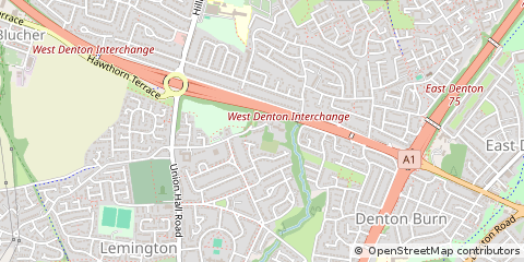 Map of Tyne and Wear