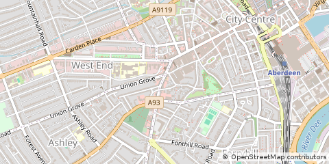 Map of Aberdeen