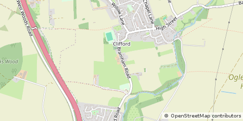 Map of Wetherby, West Yorks