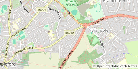 Map of Nottingham