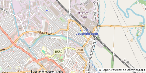 Map of Loughborough