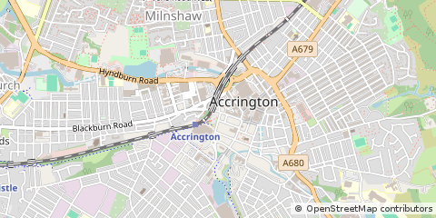 Map of Accrington, West Midlands