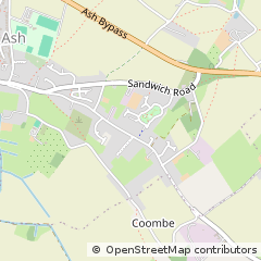 Map of Canterbury, Kent