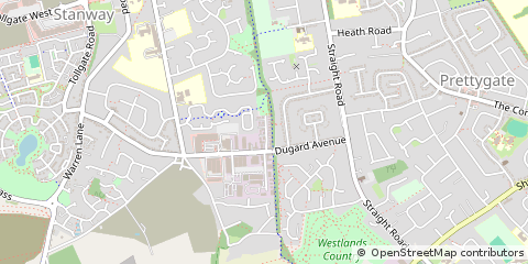 Map of Colchester, Essex