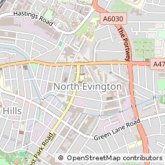 Map of Leicester