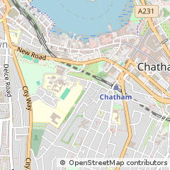Map of Chatham, Kent