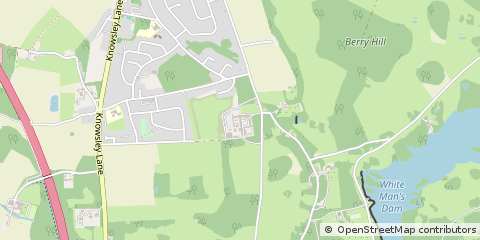 Map of Prescot, Merseyside
