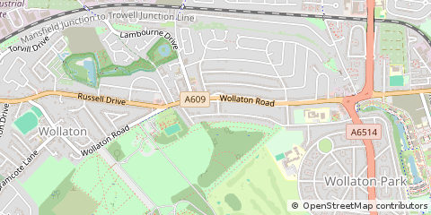 Map of Nottingham