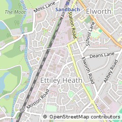 Map of Sandbach, Cheshire